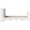 vidaXL Bed Frame without Mattress White 135x190 cm Solid Wood Pine