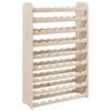 vidaXL Wine Rack 72.5x25x111.5 cm Solid Wood Pine