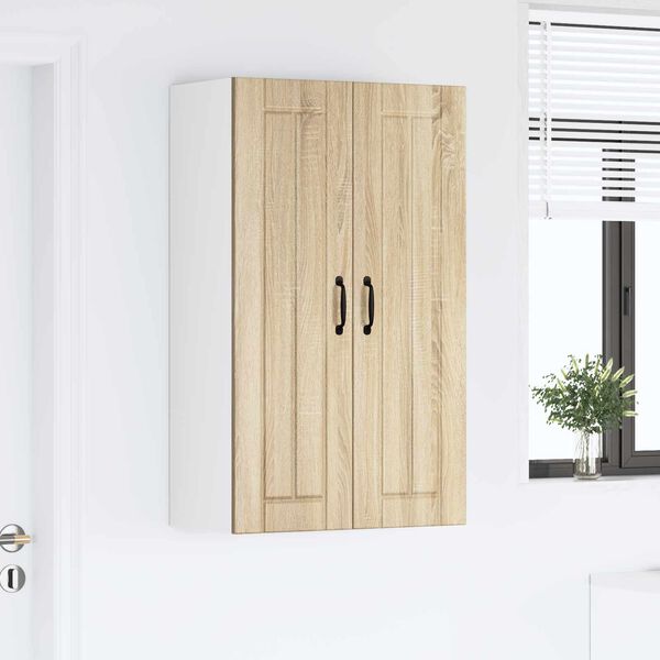 vidaXL Kitchen Cabinet Sonoma Oak 60 x 31 x 100 cm Engineered Wood