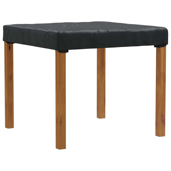 vidaXL Table Cover Plain Black 92 x 92 x 15 cm Fabric