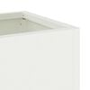 vidaXL Raised Garden Planter White 60 x 26 x 48 cm Steel