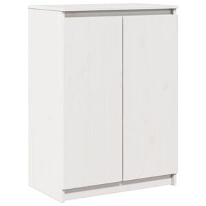 vidaXL Sideboard White 60x36x84 cm Solid Pinewood