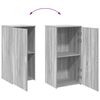 vidaXL Storage Cabinet Grey Sonoma 50x45x103.5 cm Engineered Wood