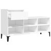 vidaXL Shoe Cabinet White 102x36x60 cm Engineered Wood
