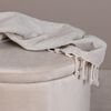Venture Home Pouffe Dunken 51x51x43 cm Velvet Beige