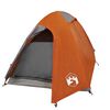 vidaXL Camping Tent Dome 2-Person Orange Waterproof