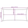 vidaXL Sun Shade Sail Sand 4.5x2.5 m 100% Polyester Oxford