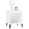vidaXL Bedside Cabinets 2 pcs White 40x35x50 cm