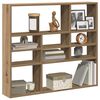 vidaXL Wall Shelf Artisan Oak 90x16x78 cm Engineered Wood