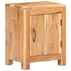 vidaXL Bedside Cabinet | Natural Wood | Solid Acacia Wood | Small