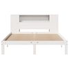 vidaXL Bookcase Bed without Mattress White 120x200cm Solid Wood Pine