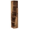 vidaXL Corner Cabinet Old Wood 27.5x27x140cm Engineered Wood