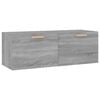 vidaXL Wall Cabinet Grey Sonoma 100x36.5x35 cm Engineered Wood