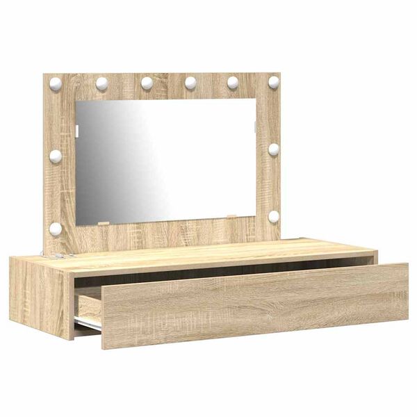 vidaXL Dressing Table Brown 100 x 40 x 70 cm Engineered Wood