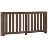 vidaXL Radiator Cover Brown Oak 175x20x82 cm Engineered Wood
