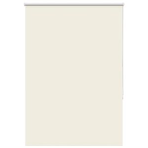 vidaXL Roller Blind Blackout Off White 110x150 cm Fabric Width 105.7 cm Polyester