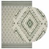 vidaXL In- and Outdoor Rug OLITE Natural and Green 160 x 230 cm