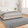 vidaXL Faux Sheepskin Rug Tafalla Grey 200 x 200 cm Polyester