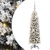 vidaXL Artificial Christmas Tree with 150 LEDs with Stand Green 120 cm
