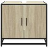 vidaXL Bathroom Sink Cabinet Sonoma Oak 65x33x60 cm Engineered Wood