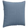 vidaXL Sofa Pillows 2 pcs Blue 80 x 80 cm Corduroy Fabric