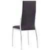 vidaXL Dining Chairs 2 pcs Brown Faux Leather