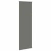 vidaXL Roller Blind Blackout Grey 70x210 cm Fabric Width 65.7 cm Polyester