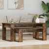 vidaXL Coffee Table Set 2 pcs Smoked Oak Engineered Wood