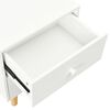 vidaXL Bedside Cabinets 2 pcs White 40x30x50 cm Solid Pinewood