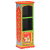 vidaXL Hand Painted Highboard 40x30x120 cm Solid Mango Wood