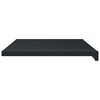 vidaXL Window Sill Anthracite with Wood Grain 60 x 45 x 4.5 cm PVC