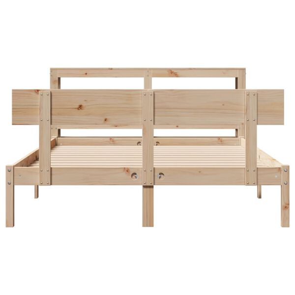 vidaXL Bed Frame without Mattress 160x200 cm Solid Wood Pine