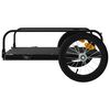 vidaXL Bike Trailer Black 126x63x34 cm Iron