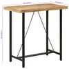 vidaXL Bar Table 110x55x107 cm Solid Wood Mango and Iron