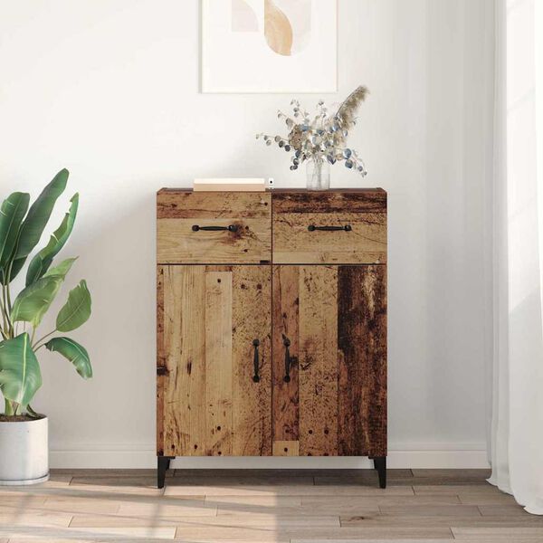 vidaXL Sideboard Old Wood 69.5 x 34 x 90 cm Engineered Wood