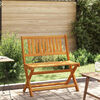 vidaXL Folding Garden Bench Brown 80 x 42 x 85 cm Solid acacia wood