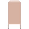 vidaXL Sideboard Pink 100.5x39x79 cm Steel