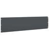 vidaXL Lawn Edgings 20 pcs Anthracite 25x103 cm Cold-rolled Steel