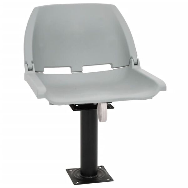 vidaXL Boat Seat with Pedestal 360&deg; Rotatable
