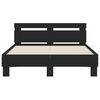 vidaXL Bed Frame without Mattress Black 120x190 cm Small Double