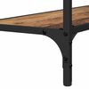 vidaXL Console Table Old wood 75 x 30.5 x 75 cm Engineered wood