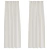 vidaXL Voile Curtain 2 pcs Cream 260 x 140 cm Polyester