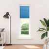vidaXL Pleated Blind Blue 60x200 cm Fabric Width 59.4 cm Polyester