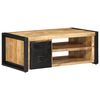vidaXL Coffee Table 90x50x36 cm Solid Rough Wood Mango