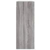 vidaXL Wall Mounted Cabinets 2 pcs Grey Sonoma Engineered Wood