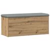 vidaXL Storage Bench Artisan Oak 102x42x45 cm Engineered Wood