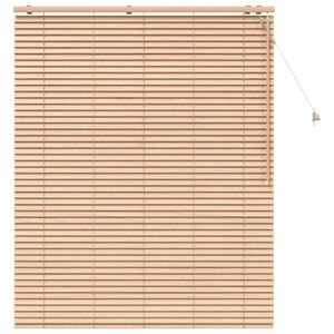 vidaXL Venetian Blind Oak Look 125 x 160 cm 35 mm Solid Paulownia Wood