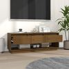 vidaXL TV Cabinet Honey Brown 110.5x34x40 cm Solid Wood Pine