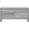 vidaXL TV Cabinet Grey Sonoma 100 x 36 x 49.5 cm Engineered Wood