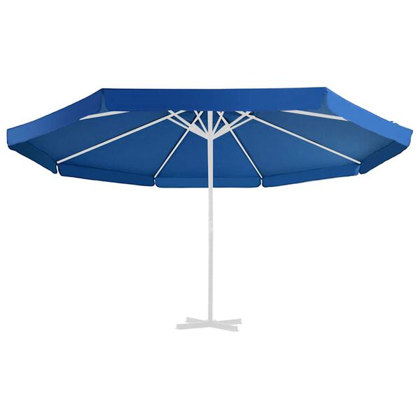 vidaXL Replacement Fabric for Outdoor Parasol Azure Blue 515 cm
